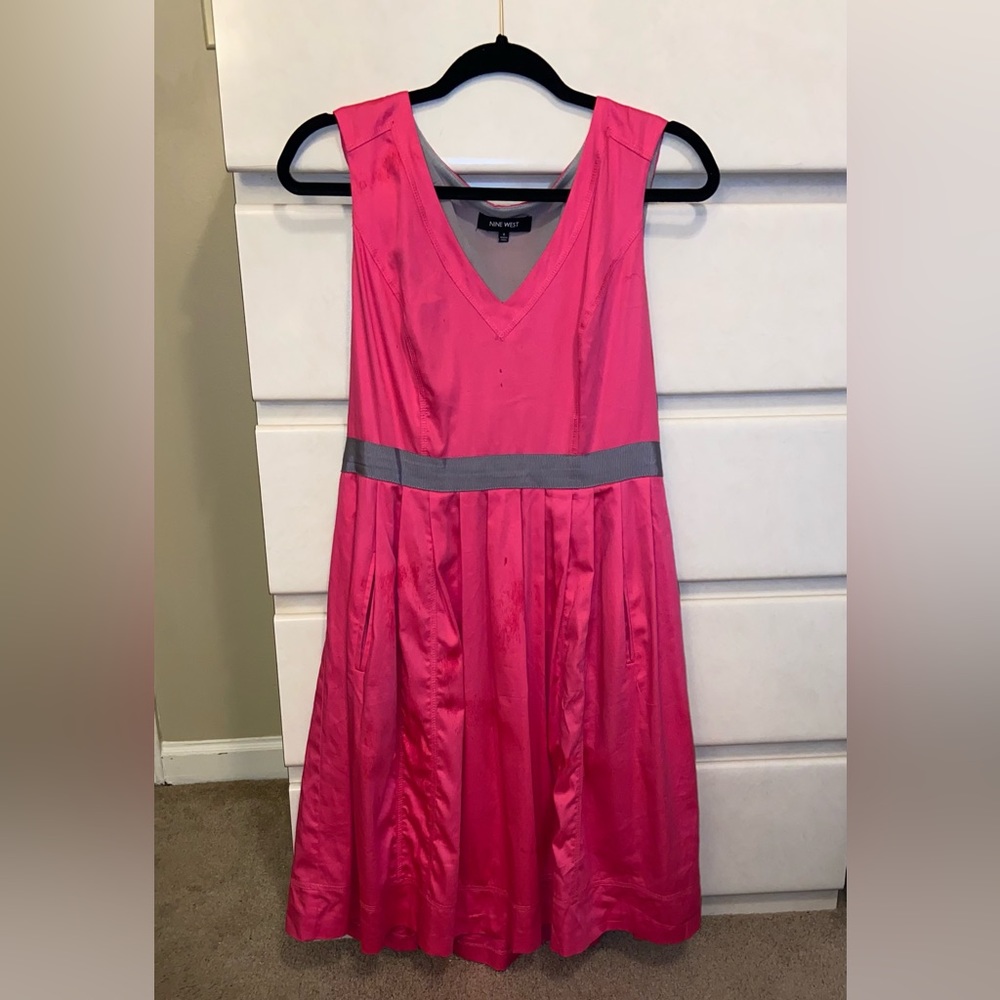 Nine West pink dress size 8